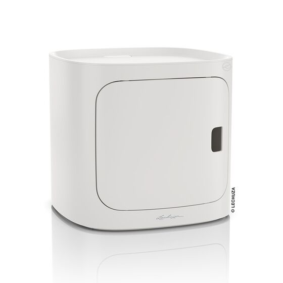 LECHUZA PILA Color Storage Μονάδα Αποθήκευσης 35x35x33cm για Γλάστρες PILA Stick και PILA Planter Light Grey Γερμανίας/German Design Award 2021