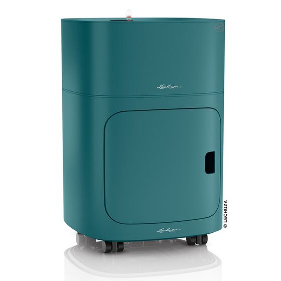 LECHUZA PILA Color Storage Μονάδα Αποθήκευσης 35x35x33cm για Γλάστρες PILA Stick και PILA Planter Petrol Blue Γερμανίας/German Design Award 2021