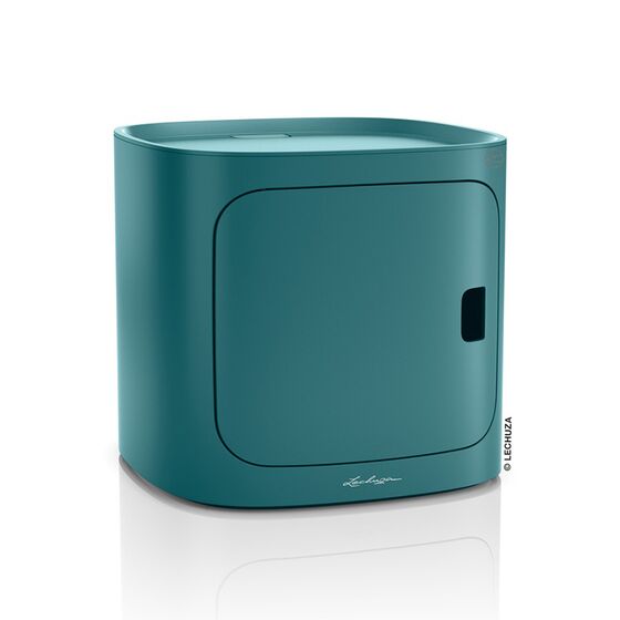 LECHUZA PILA Color Storage Μονάδα Αποθήκευσης 35x35x33cm για Γλάστρες PILA Stick και PILA Planter Petrol Blue Γερμανίας/German Design Award 2021
