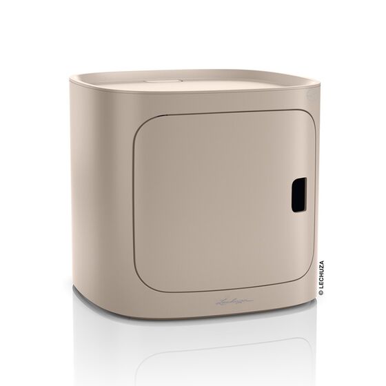 LECHUZA PILA Color Storage Μονάδα Αποθήκευσης 35x35x33cm για Γλάστρες PILA Stick και PILA Planter Sand Brown Γερμανίας/German Design Award 2021