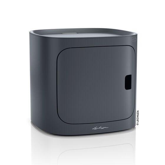 LECHUZA PILA Color Storage Μονάδα Αποθήκευσης 35x35x33cm για Γλάστρες PILA Stick και PILA Planter Slate Grey Γερμανίας/German Design Award 2021