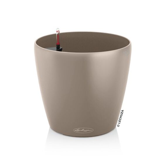 LECHUZA Classico 35 Επιδαπέδια Γλάστρα Ø34.5x32.5cm Αυτοποτιζόμενη SAND BROWN Γερμανίας