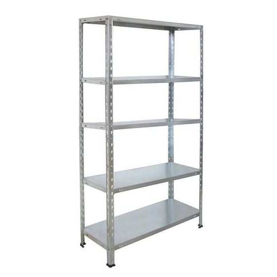 VESTA Μεταλλική Γαλβανιζέ Ραφιέρα Dexion 5όροφη 75x30x168cm 7.8kg MAX Αντοχή 150kg (30kg / Ράφι)
