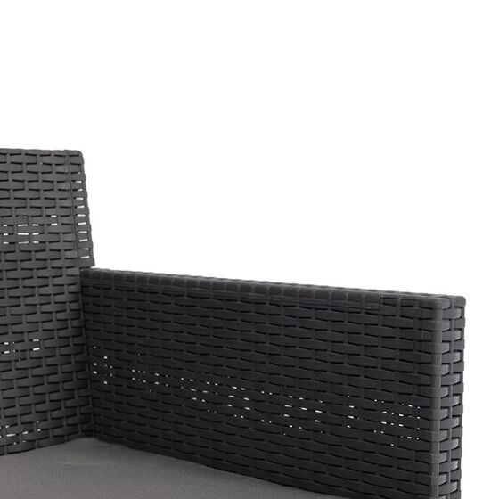 TOOMAX ITALY Καθιστικό-Σαλόνι Κήπου 4 Ατόμων + Τραπέζι Κήπου Πολυπροπυλένιο Rattan Ανθρακί PENELOPE 4 SEATS