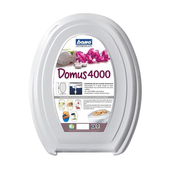 Κάλυμμα Λεκάνης WC 36.5x46.5x5cm DOMUS 4000 Λευκό BAMA Ιταλίας