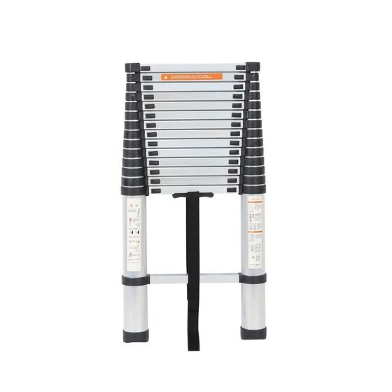 Τηλεσκοπική Σκάλα 4.4m Αλουμινίου με 15 Σκαλιά Βάρος 12kg MAX Αντοχή 150kg EN131 1