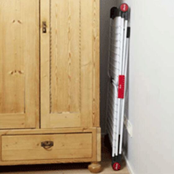 VILEDA Απλώστρα Ρούχων από Ατσάλι με Επίστρωση Αλουμινίου Επεκτεινόμενη 226-316x55x130cm 3φυλλη MAX Άπλωμα 30m Βάρος 5.58kg INFINITY FLEX Γερμανίας