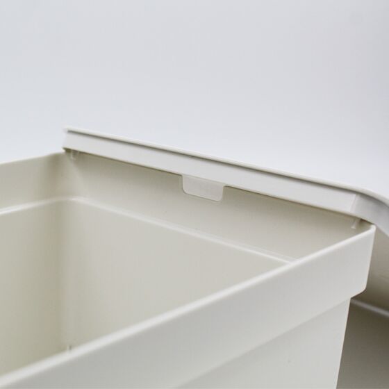 VIOMES Ελλάδας Κουτί Αποθήκευσης 35.5x25.5x22cm Πλαστικό 16lt Βάρος 0.45kg Γκρι/Μπεζ Nova