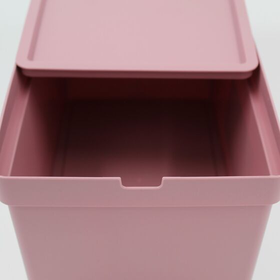 VIOMES Ελλάδας Κουτί Αποθήκευσης 28x18.5x13.5cm Πλαστικό 5lt Βάρος 0.25kg Ροζ Παστέλ Nova