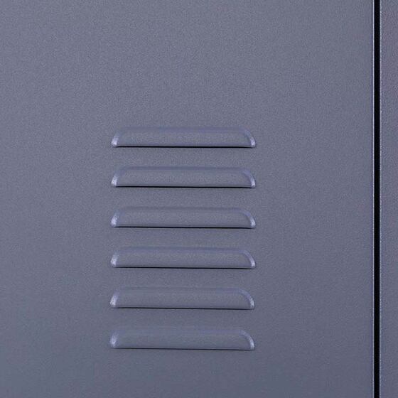 STEELEN Μεταλλική Ντουλάπα - Φοριαμός (Locker) 90x40x195cm 12 Θέσεων με Ρυθμιζόμενα Πόδια 42kg Πάχος 0.4mm Ανθρακί Ματ