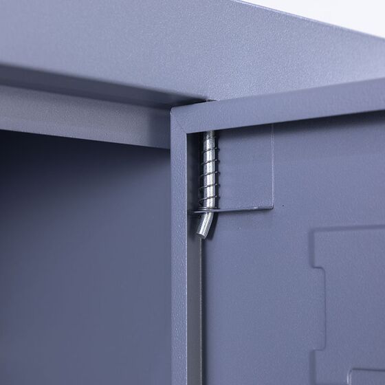 STEELEN Μεταλλική Ντουλάπα - Φοριαμός (Locker) 90x45x195cm 9 Ντουλάπια Πάχος 0.4mm με Ρυθμιζόμενα Πόδια 50kg Ανθρακί Ματ