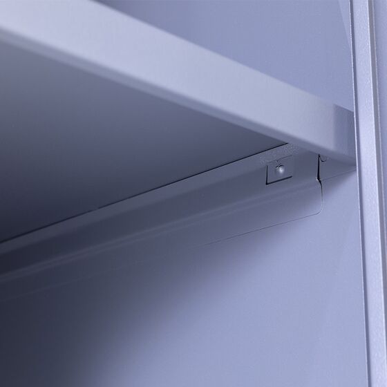 STEELEN Μεταλλική Ντουλάπα - Φοριαμός (Locker) 38x45x180cm ΧΩΡΙΣ ΠΟΔΙΑ 3 Αποθηκευτικοί Χώροι 22kg Πάχος 0.4mm Χωρίς Πόδια Ανθρακί Ματ