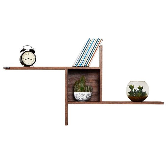Ράφι Τοίχου Διακοσμητικό 100x18x50cm Ξύλινο Oslo Walnut 4.2kg RAF04OO