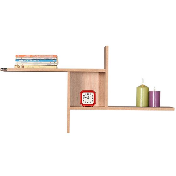 Ράφι Τοίχου Διακοσμητικό 100x18x50cm Ξύλινο Sonoma 4.2kg RAF04SS