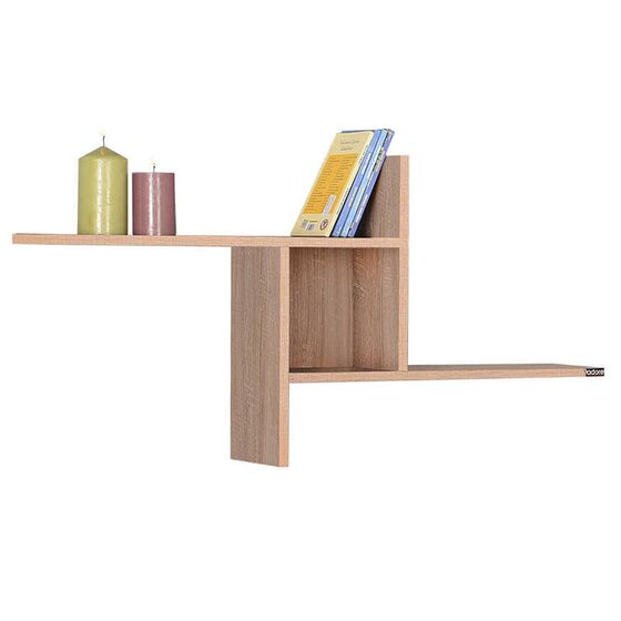 Ράφι Τοίχου Διακοσμητικό 100x18x50cm Ξύλινο Sonoma 4.2kg RAF04SS