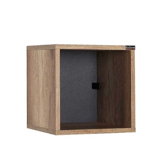 Ράφι Τοίχου Διακοσμητικό Κουτί 33x19x33cm Ξύλινο Tori 3.11kg RAF033T
