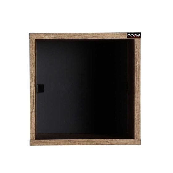 Ράφι Τοίχου Διακοσμητικό Κουτί 33x19x33cm Ξύλινο Tori 3.11kg RAF033TT