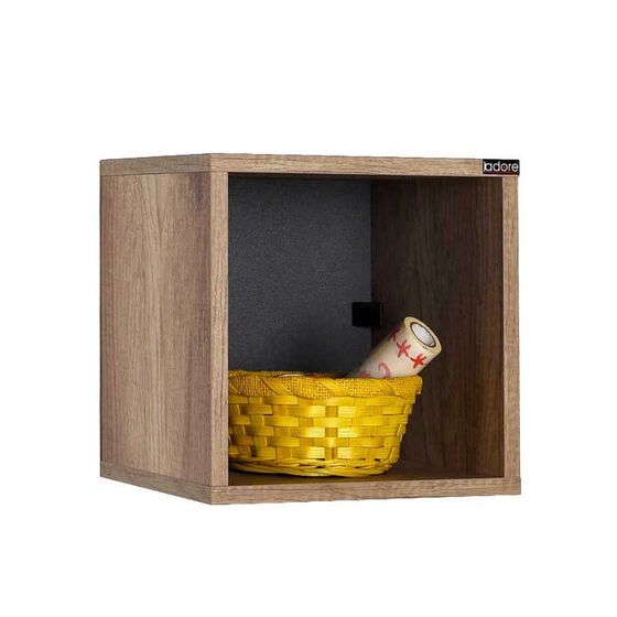 Ράφι Τοίχου Διακοσμητικό Κουτί 33x19x33cm Ξύλινο Tori 3.11kg RAF033TT