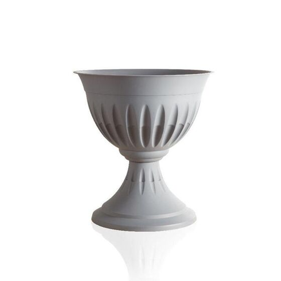 Ανθοστήλη/Γλάστρα Ø25x26.5cm Πλαστική 4lt Γκρι CALICE ALBA BAMA Ιταλίας