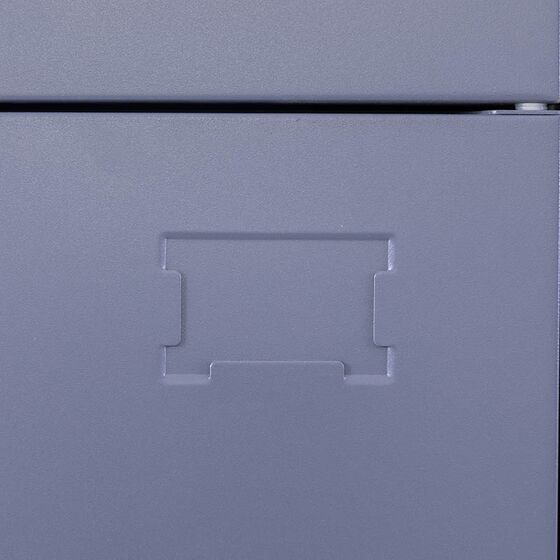 STEELEN Μεταλλική Ντουλάπα - Φοριαμός (Locker) 90x45x195cm 9 Ντουλάπια Πάχος 0.4mm με Ρυθμιζόμενα Πόδια 50kg Ανθρακί Ματ