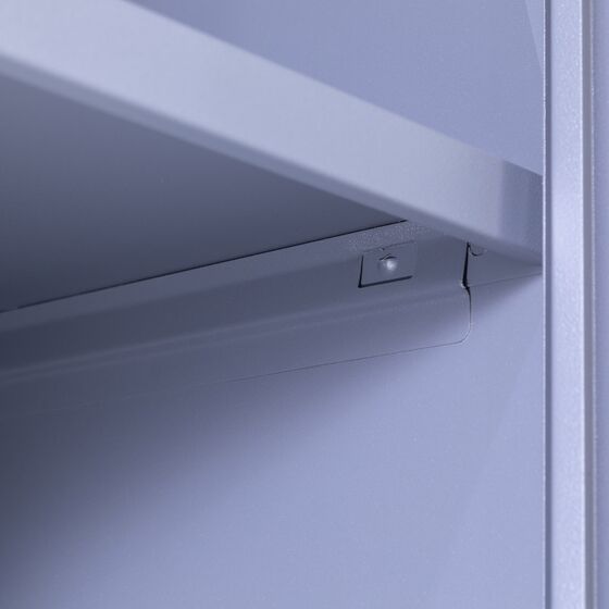 STEELEN Μεταλλική Ντουλάπα - Φοριαμός (Locker) 90x45x180cm 6 Ντουλάπια-12 Αποθηκευτικοί Χώροι Πάχος 0.4mm 48kg Χωρίς Πόδια Ανθρακί Ματ