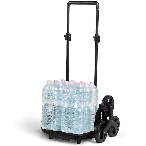 GIMI Ιταλίας Καρότσι Λαϊκής 52lt 41x35x93cm Μεταλλικό Αντοχή 30kg με Σάκο Πολυεστέρα Γκρι Σκούρο TRIS