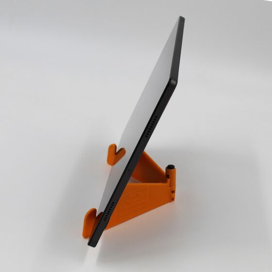 ARTPLAST Βάση Κινητού 4-20x11.5x4cm Πλαστική  Αναδιπλούμενη  Πορτοκαλί