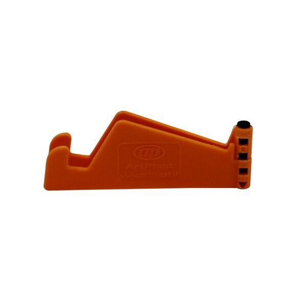 ARTPLAST Βάση Κινητού 4-20x11.5x4cm Πλαστική  Αναδιπλούμενη  Πορτοκαλί
