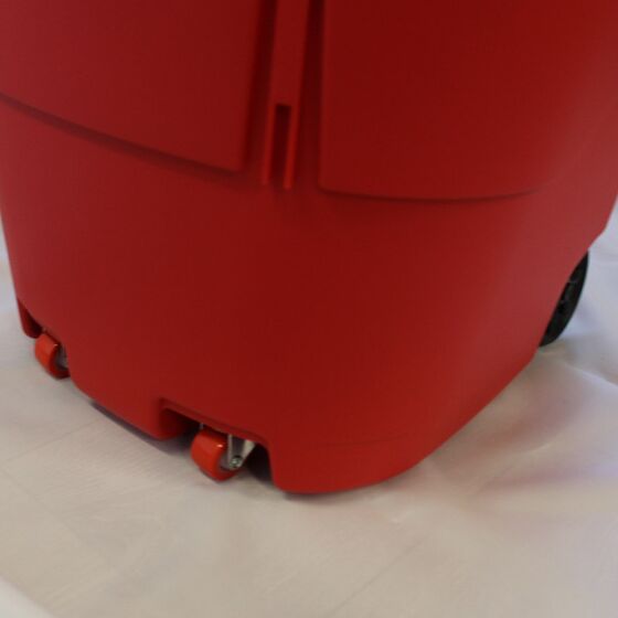 Καρότσι Κήπου Μεταφοράς Πλαστικό 48.5x57.5x88.5cm 2.64kg 43lt Αντοχή 50kg Κόκκινο SHOPRO ARTPLAST Ιταλίας