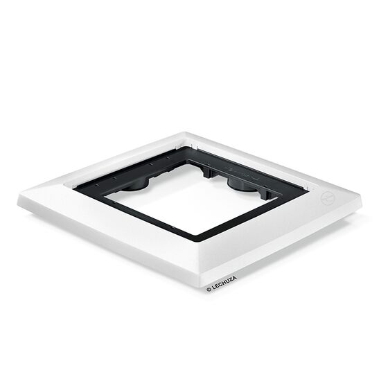 LECHUZA Βάση με Ρόδες Τετράγωνη 41x41x4.5cm για Γλάστρα CUBICO 40 Λευκή