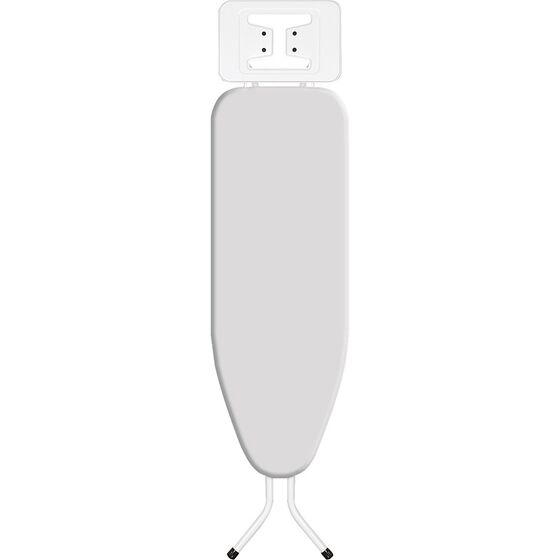 Σιδερώστρα Ατμού BASIC 119x34x83cm Μεταλλική 3.65kg με Σχάρα 30x20cm Πόδια Ø19mm SILVER