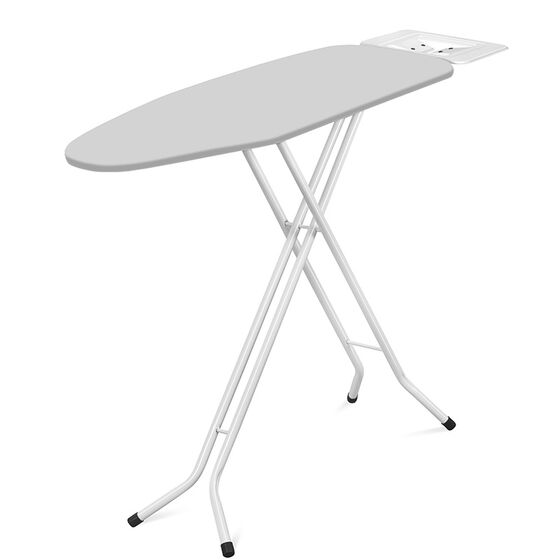 Σιδερώστρα Ατμού BASIC 119x34x83cm Μεταλλική 3.65kg με Σχάρα 30x20cm Πόδια Ø19mm SILVER