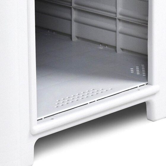 Σπίτι Σκύλου XXL 97.3x117x113cm 21.5kg Λευκό Πάγου-Πράσινο VESTA