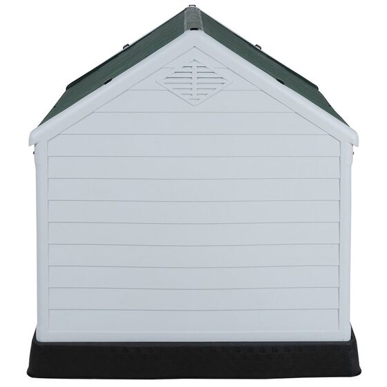 VESTA Σπίτι Σκύλου XXLARGE 123x110x114cm 24kg Λευκό Πάγου-Πράσινο