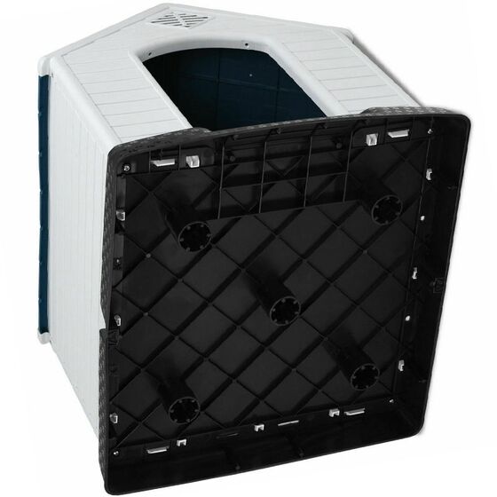 Σπίτι Σκύλου XXLARGE 123x110x114cm 24kg Λευκό Πάγου-Γκρί VESTA