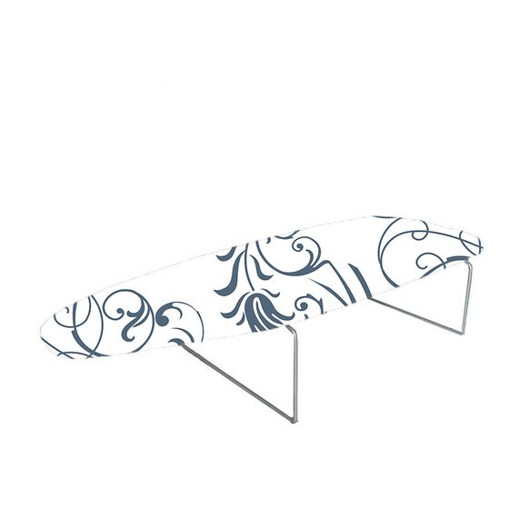 Σιδερώστρα Ατμού MINI Μεταλλική 75x34x15cm Διάμετρος Σκελετού Ø6mm 1.6kg Επιτραπέζια Floral Swirls