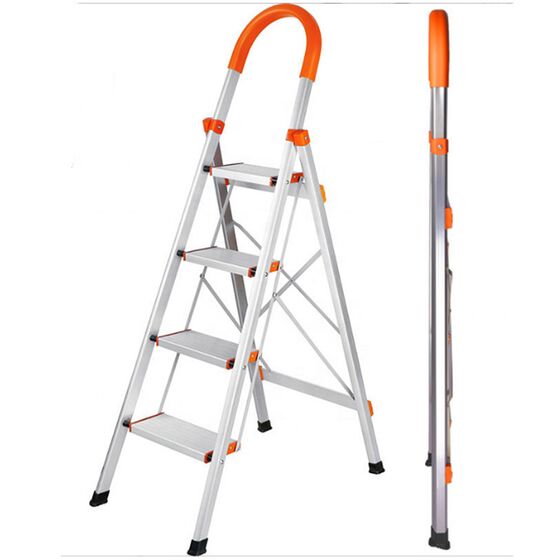VESTA Σκαλοσκαμπό 4 Σκαλοπάτια 100% Αλουμινίου 51x84x145cm MAX Αντοχή Βάρους 150kg Βάρος 4.1kg EN131