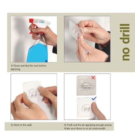 TEKNO-TEL Κρεμάστρα/Ράγα Πετσέτας Μπάνιου 45.5x7x7cm 3 Θέσεων Επιχρωμιωμένο Ατσάλι με Αυτοκόλλητο Γάντζο Σιλικόνης Μαύρη Matte