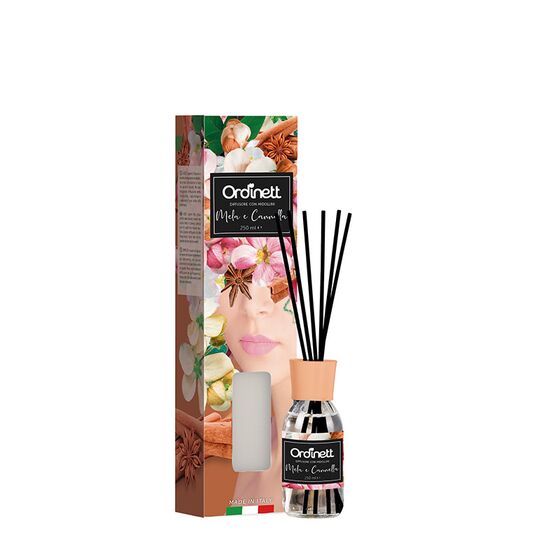 ORDINETT ITALY Αρωματικό Χώρου 250ml με Sticks Apple - Cinnamon
