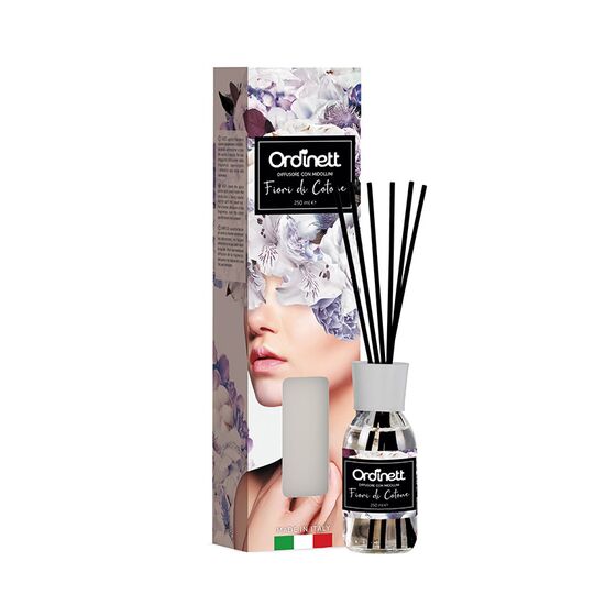 ORDINETT ITALY Αρωματικό Χώρου 250ml με Sticks Cotton Flowers