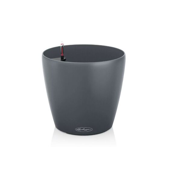 LECHUZA Classico ECO 21 Επιτραπέζια Γλάστρα Ø21.5x20.5cm Αυτοποτιζόμενη Grey Γερμανίας
