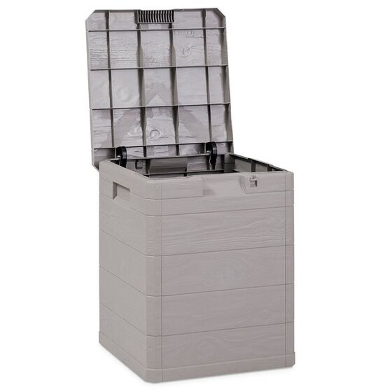 TOOMAX Ιταλίας Πλαστικό Μπαούλο 42.5x45x50cm 90lt 2.7kg MULTIBOX WOODY'S LINE WARM GREY