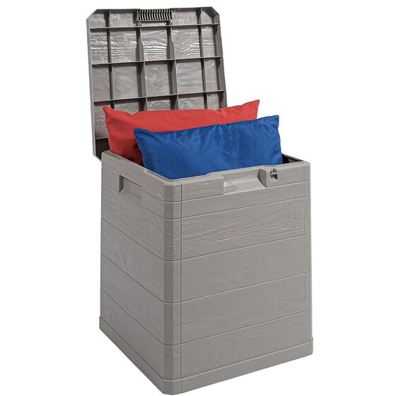 TOOMAX Ιταλίας Πλαστικό Μπαούλο 42.5x45x50cm 90lt 2.7kg MULTIBOX WOODY'S LINE WARM GREY