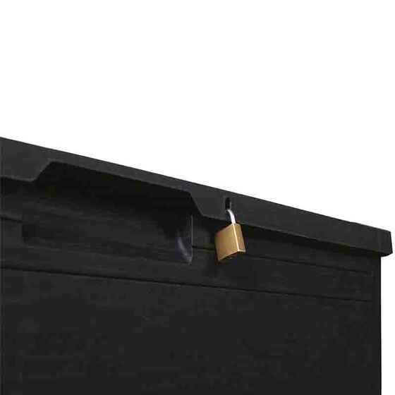 TOOMAX Ιταλίας Πλαστικό Μπαούλο 77.5x44.5x53cm 160lt 4.5kg MULTIBOX WOODY'S LINE Anthracite