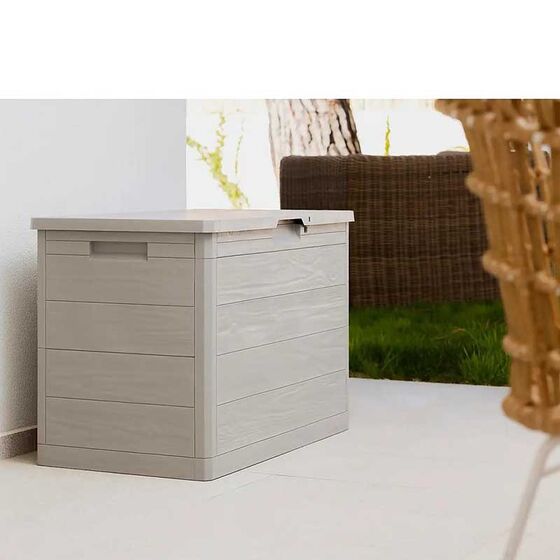 TOOMAX Ιταλίας Πλαστικό Μπαούλο 77.5x44.5x53cm 160lt 4.5kg MULTIBOX WOODY'S LINE WARM GREY