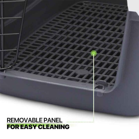 VESTA Κλουβί Μεταφοράς Κατοικίδιου 41x58.5x38cm PetTransport 2 Πλαστικό Λευκό Πάγου - Ραφ