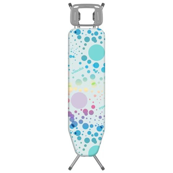 VILEDA Σιδερώστρα Ατμού Μεταλλική Επιφάνεια Σιδερώματος 114x33cm με Σχάρα 20x28.5cm Σιδερόπανο 100% Βαμβάκι NEO Ιταλίας