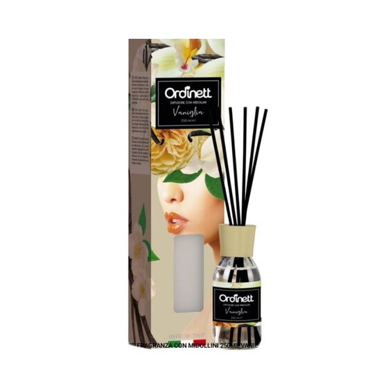 ORDINETT ITALY Αρωματικό Χώρου 250ml με Sticks Vanilla