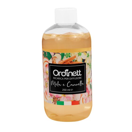 ORDINETT ITALY Αρωματικό Μπουκάλι Ανανέωσης Χώρου 250ml  Apple - Cinnamon