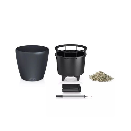 LECHUZA Classico Color LS 21 Επιτραπέζια Γλάστρα Ø21.5x20.5cm Αυτοποτιζόμενη με Δοχείο Φύτευσης Nutmeg Ματ Γερμανίας